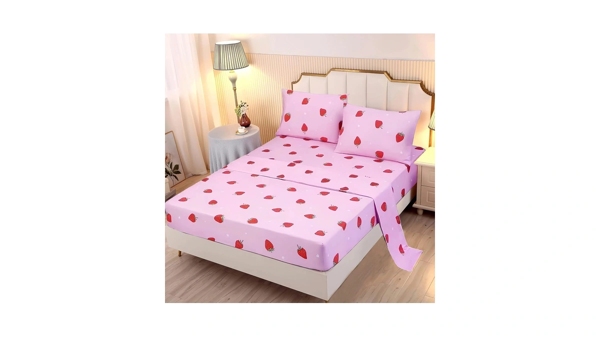 Sdy 4 Pieces Twin Kids Sheets,super Cute Kawaii Girl Sheet