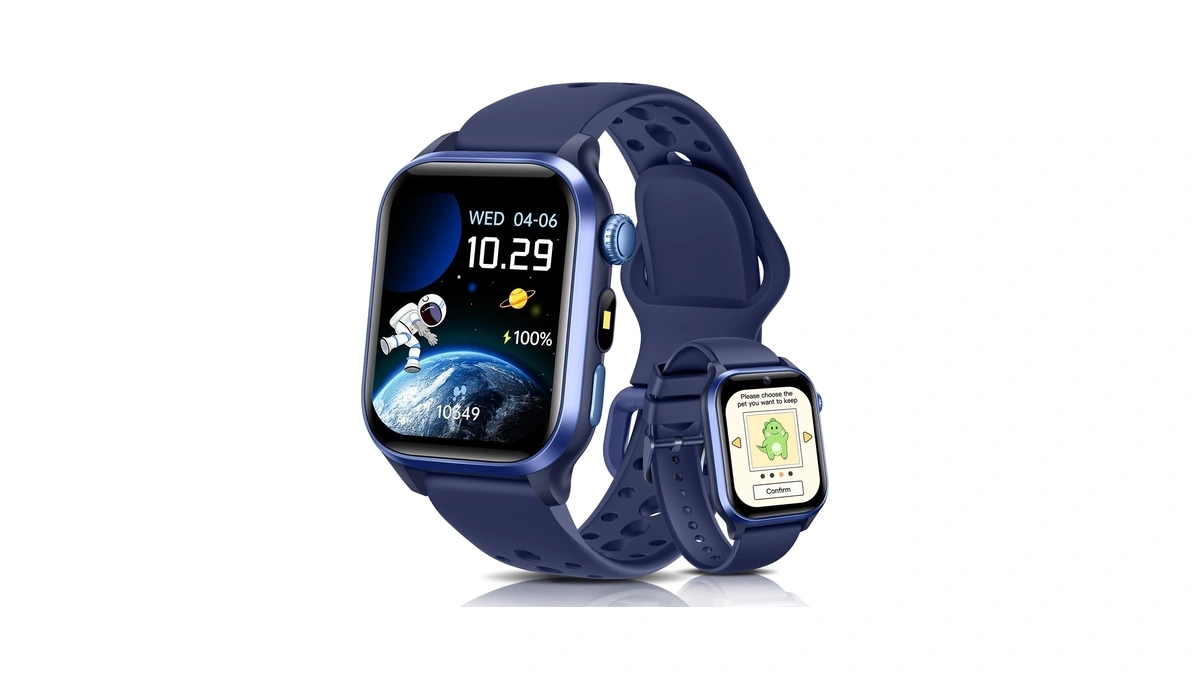 Jojoego Smart Watch For Kids No App/phone, 1.52" Fitness Tracker