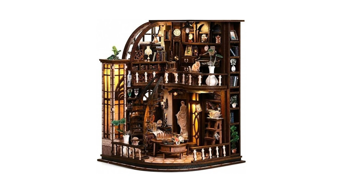 Book Nook Kit-diy Miniature House For Adult And Teen Beginners,