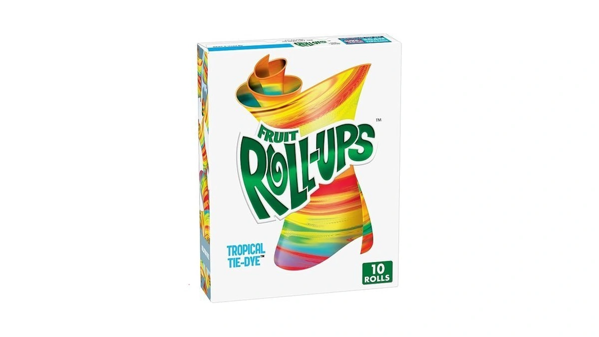 Fruit Roll-ups Tropical Tie-die Fruit Snacks, 10 Ct, 0.5 Oz