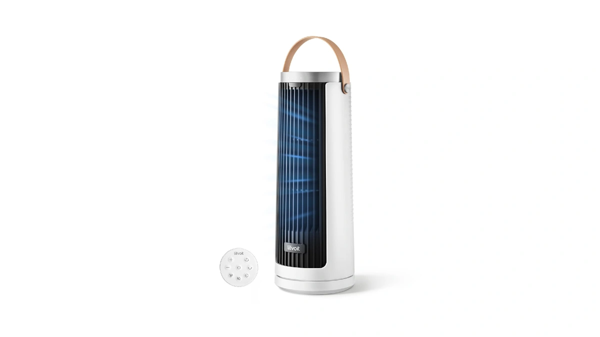 Levoit Tower Fan For Bedroom, 20db Quiet Desk Fan, Portable