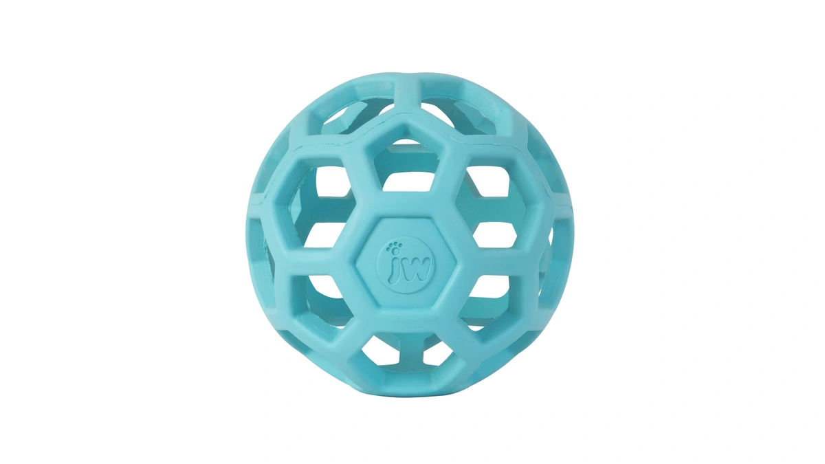 Jw Pet Hol-ee Roller™, Dog Toy Puzzle Ball, Natural Rubber,