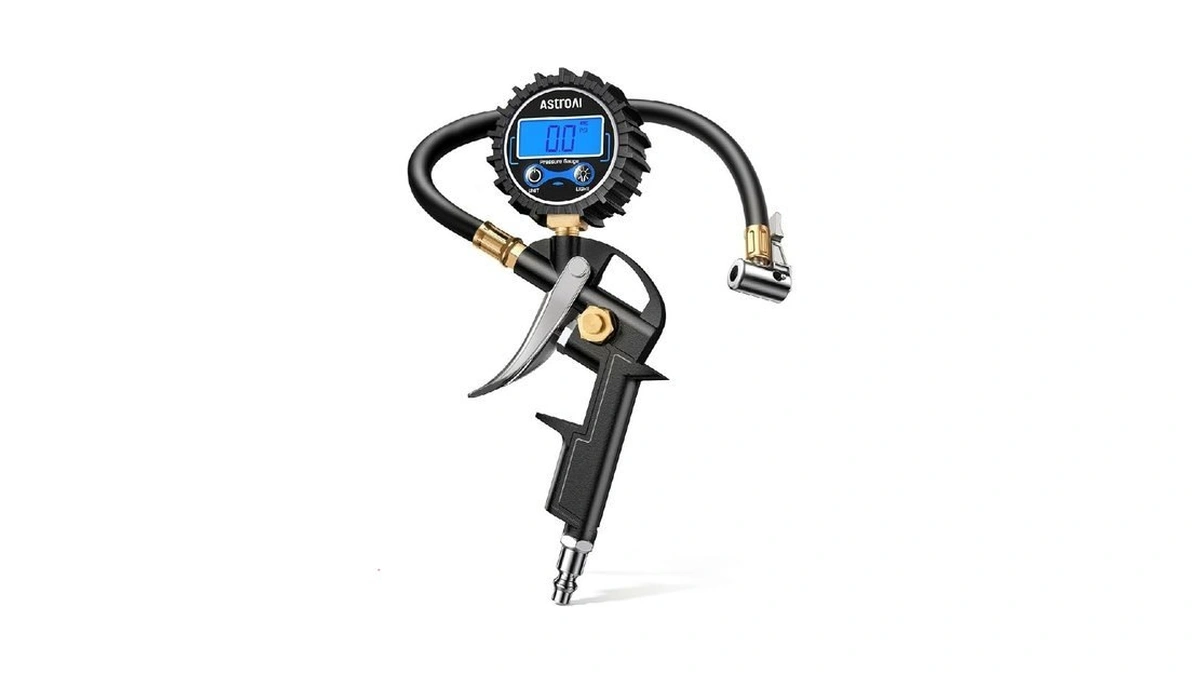 Astroai Digital Tire Pressure Gauge With Inflator, 3-250psi Air Compressor