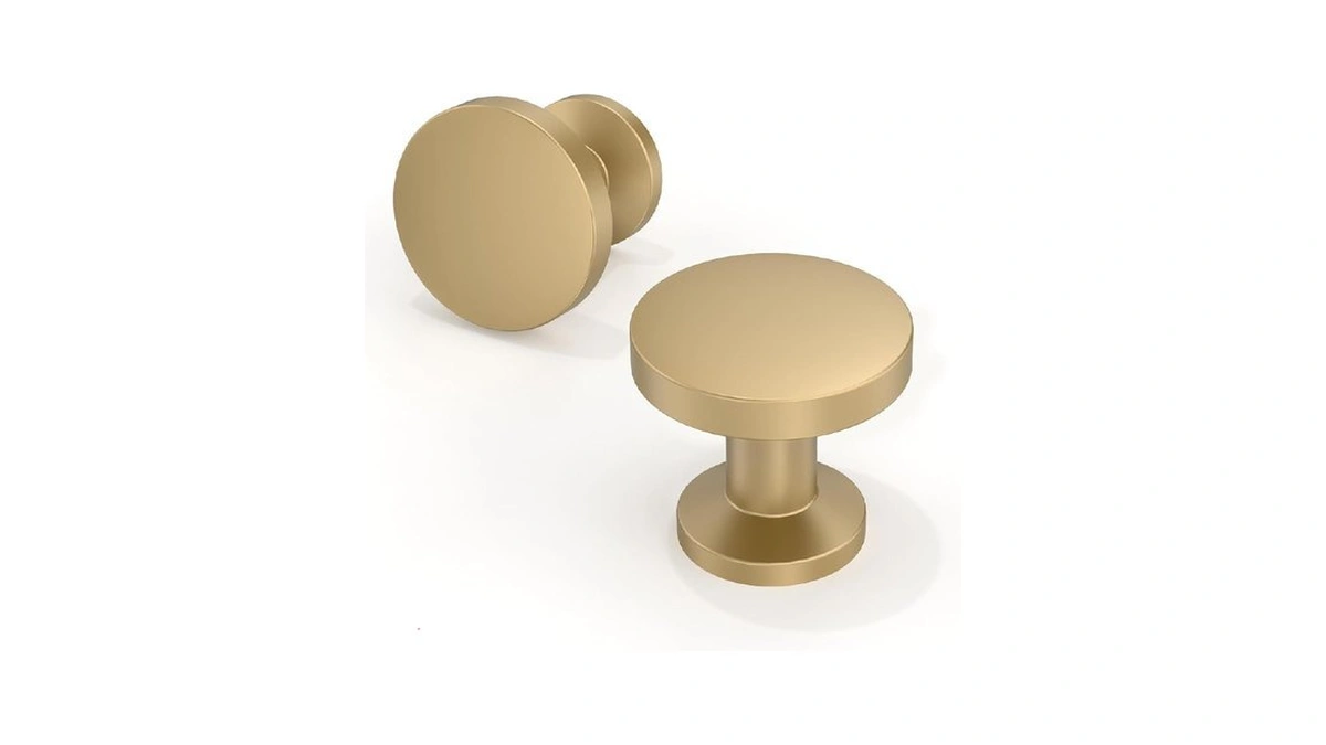 Talentedeco 10 Pack Champagne Bronze Kitchen Cabinet Knobs 1-1/5 Inch(30mm)