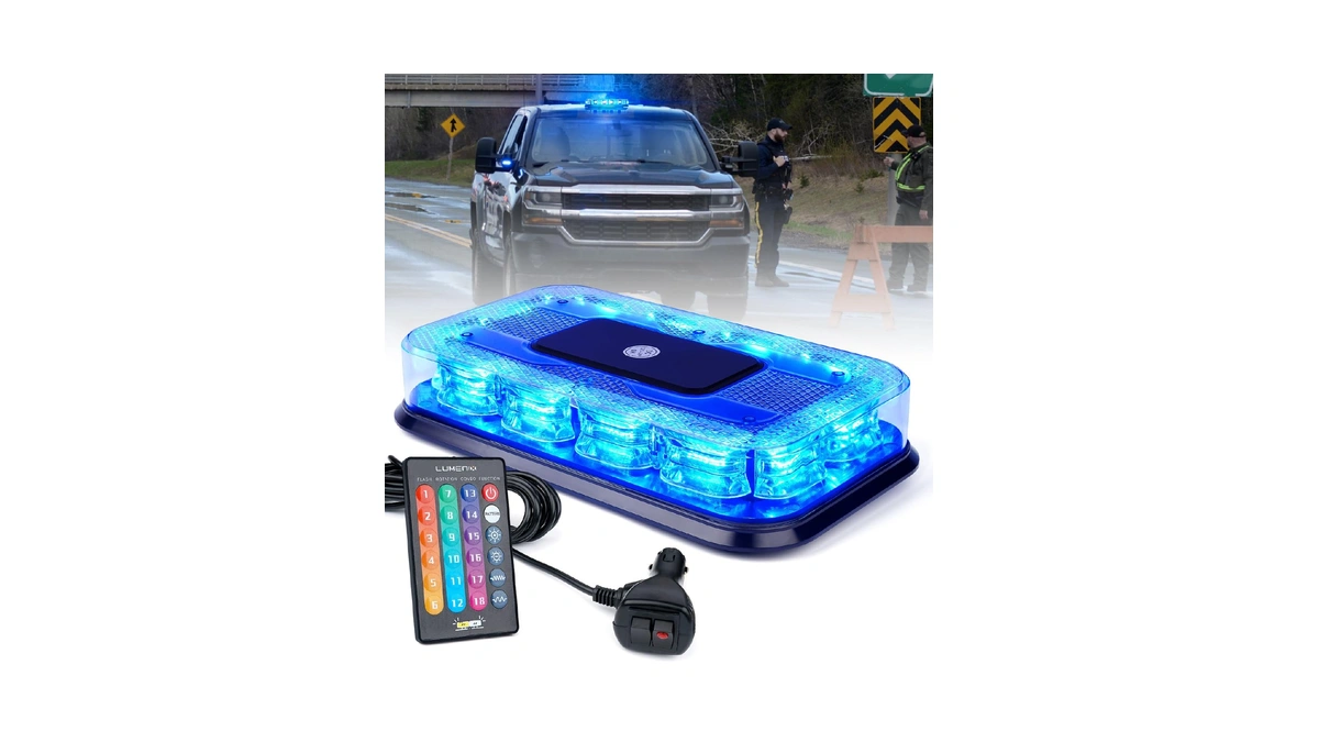 Lumenix Led Roof Top Strobe Beacon Light Bar Rooftop Security