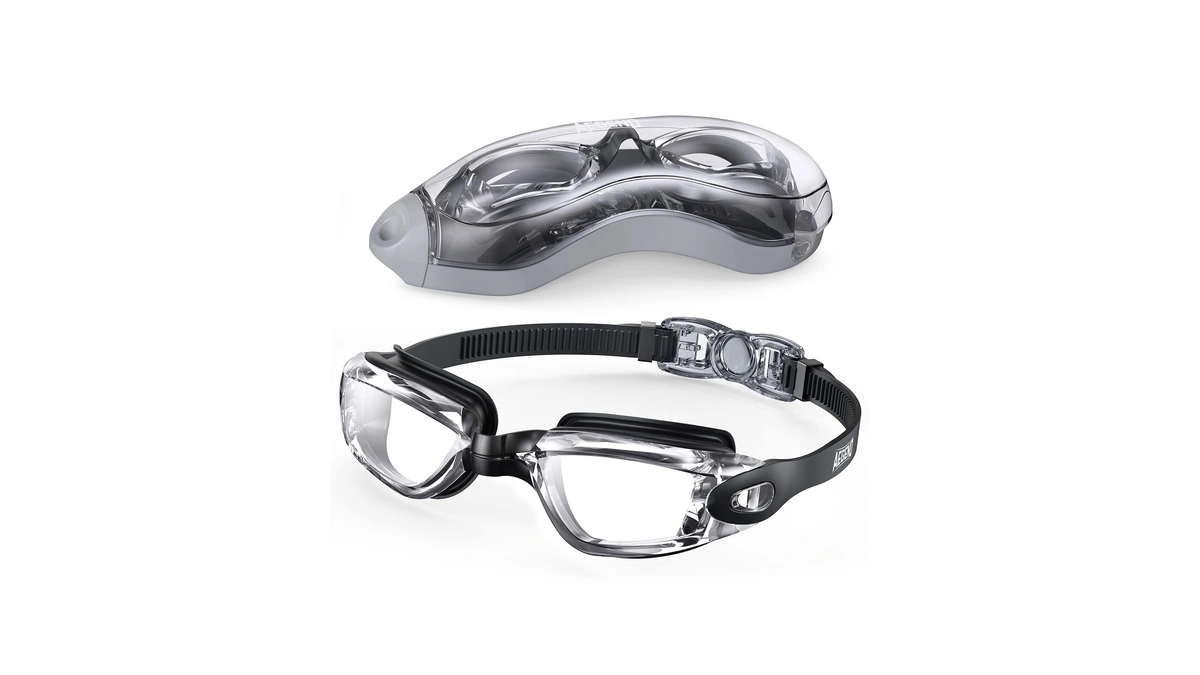 Aegend Swim Goggles, Swimming Goggles No Leaking Full Protect Adult