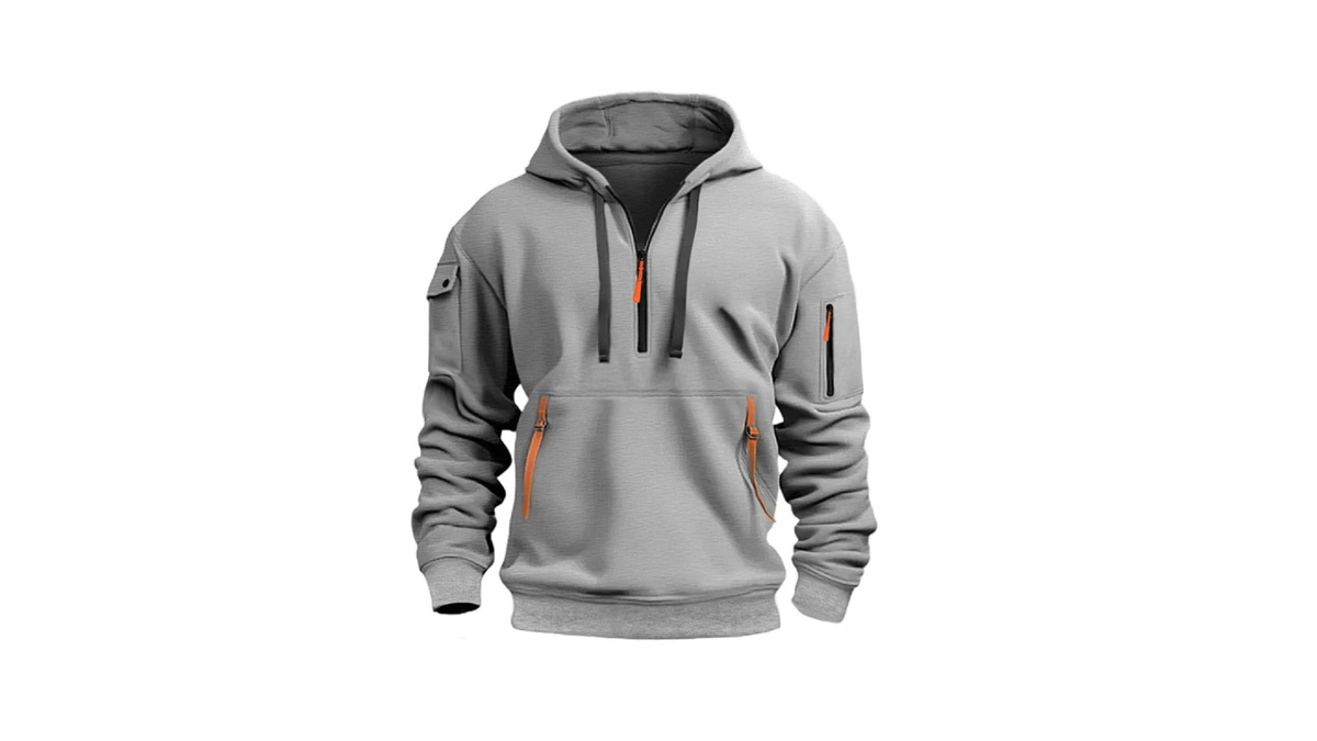 Mantors Men Fleece Hoodie Casual Long Sleeve ...