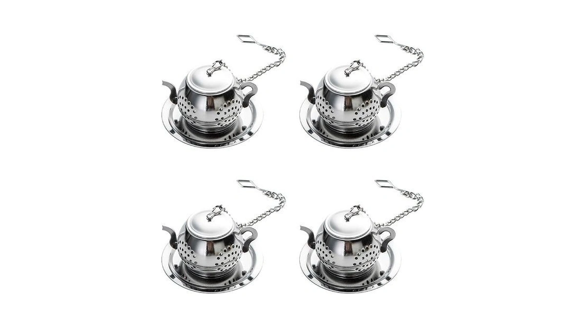 Meichu 4pcs Tea Balls For Loose Leaf, Stainless Steel Tea