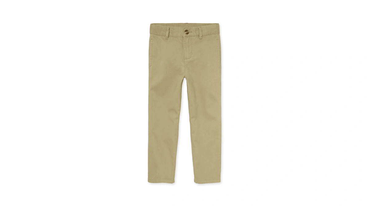 The Children's Place Boys Stretch Chino Pants, Flax Single, 20