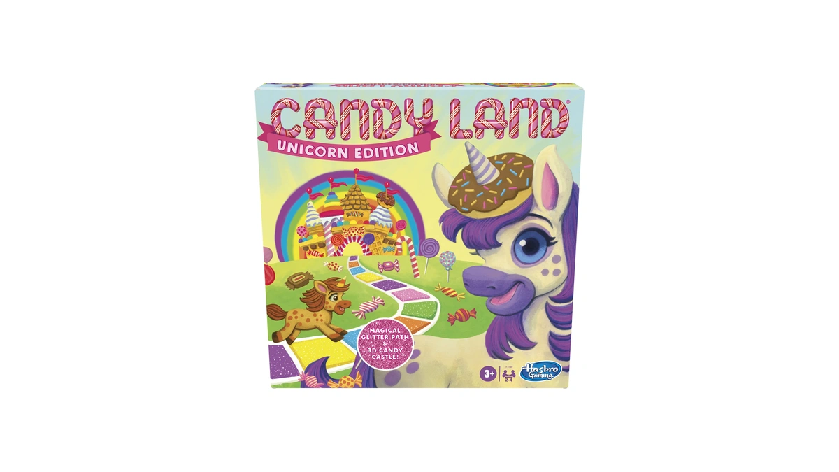 Hasbro Gaming Candy Land Unicorn Edition Preschool Board Game |