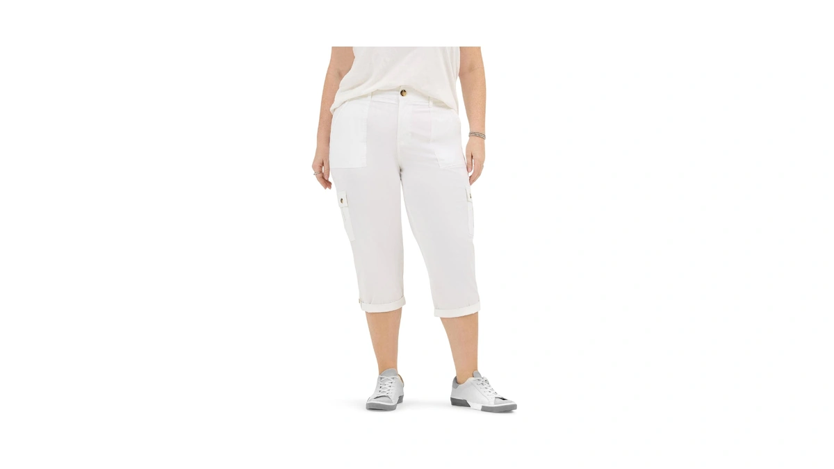 Lee Women's Plus Ultra Lux Comfort With Flex-to-go Cargo Capri