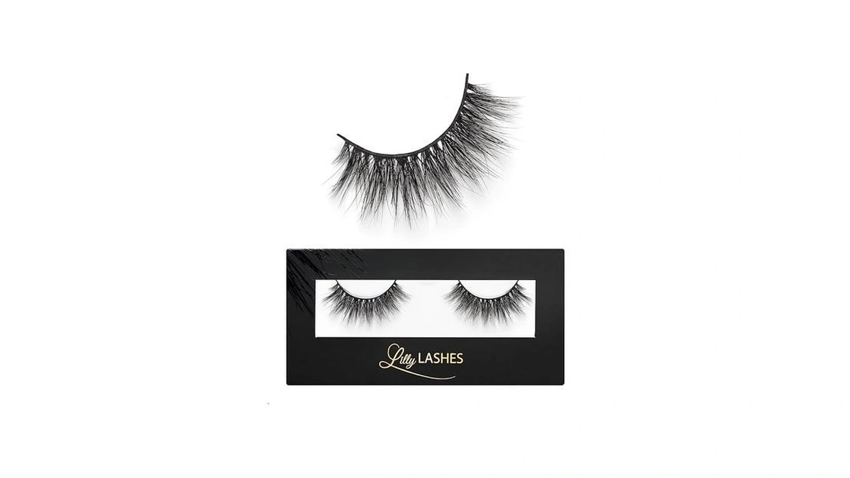 Lilly Lashes 3d Miami Faux Mink Strip Eyelashes, False Eyelashes