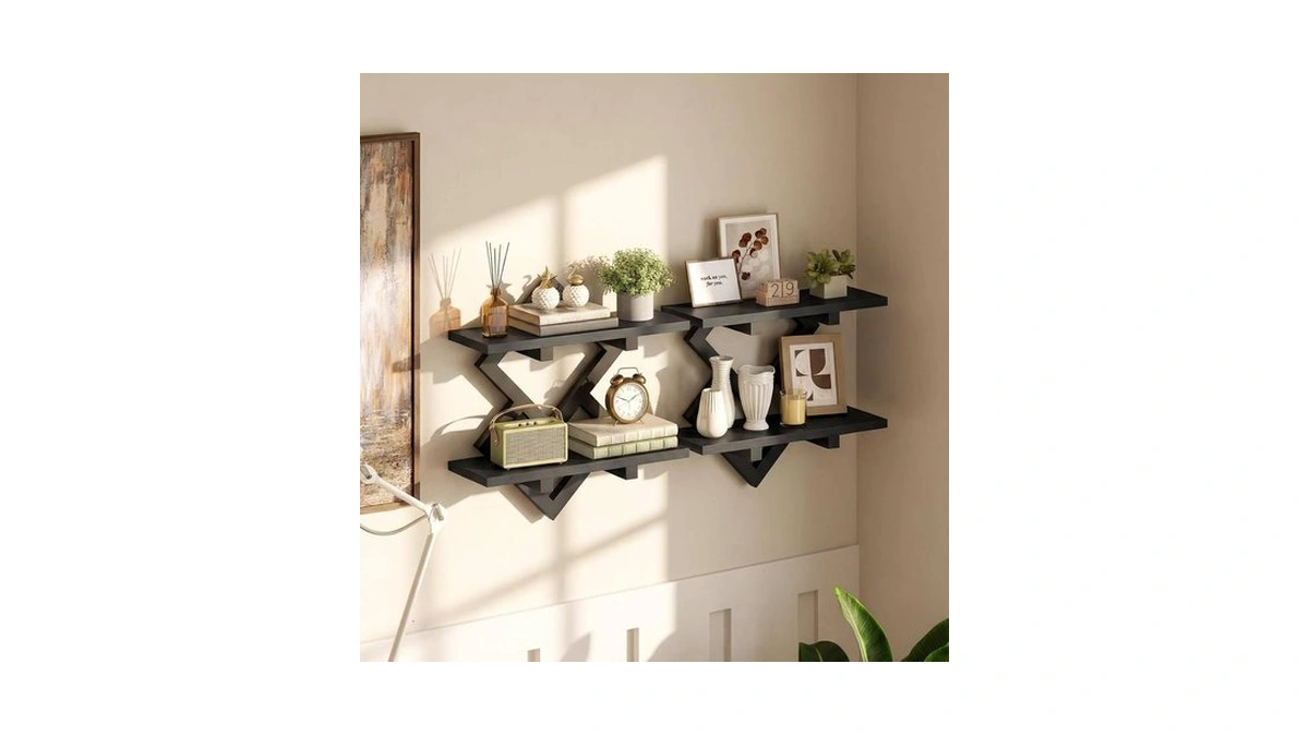Hoobro 15" Floating Shelves For Wall, Set Of 2 Wall