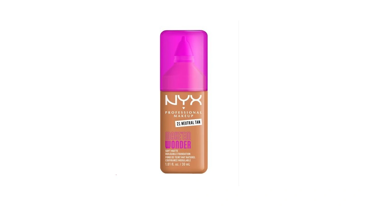 Nyx Professional Makeup Make 'em Wonder Liquid Foundation, 24hr Foundation