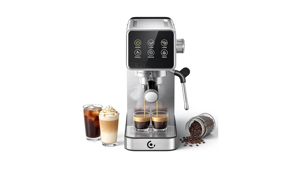 Amzchef 20 Bar Home Espresso Coffee Machine