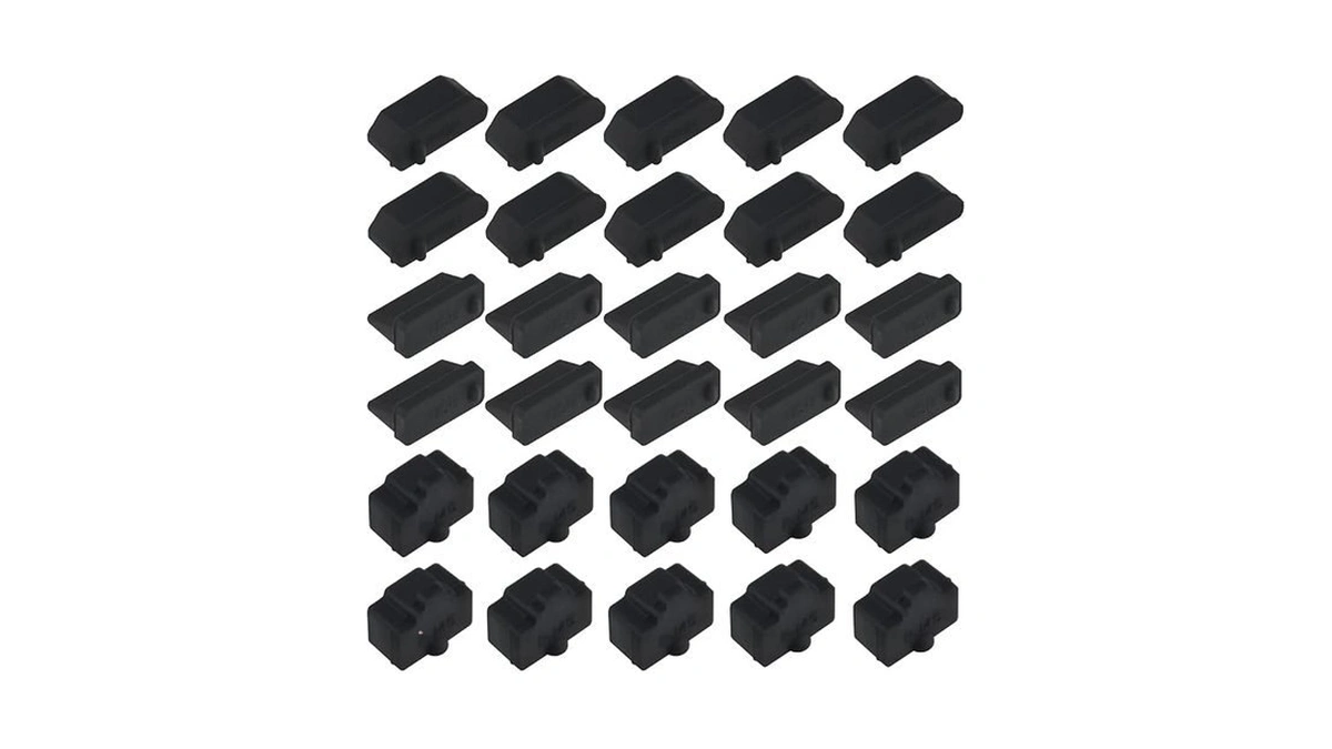 Wmycongcong 30 Pcs Usb Port Cover Silicone Anti Dust Protection