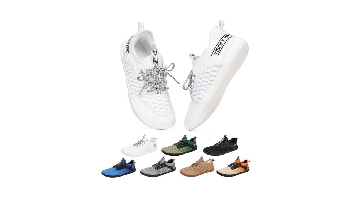Dyisofy Mens Womens Barefoot Shoes Zero Drop Wide Toe Box