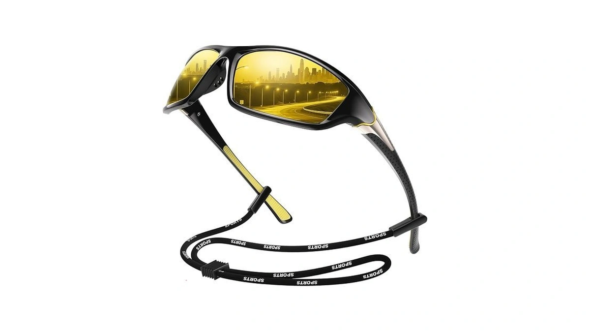 Reglaaly Polarized Sports Sunglasses For Men, Wrap Around Mens Sunglasses