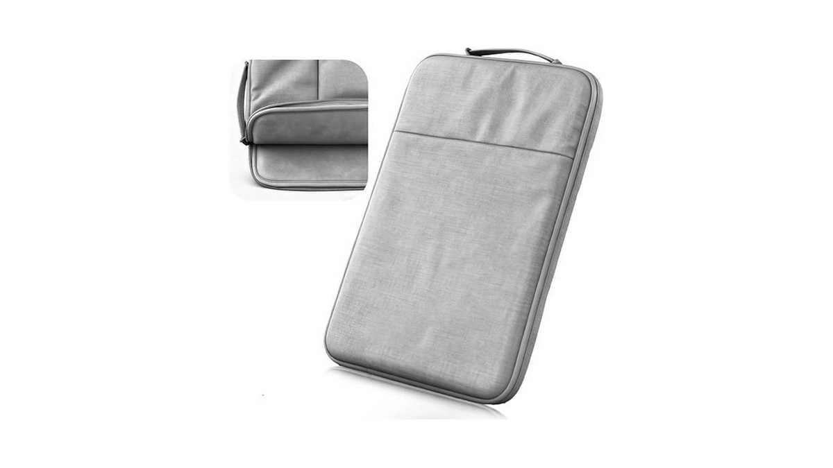 Laptop Sleeve Case Water-resistant Protection Cover With Front Pocket Retractable