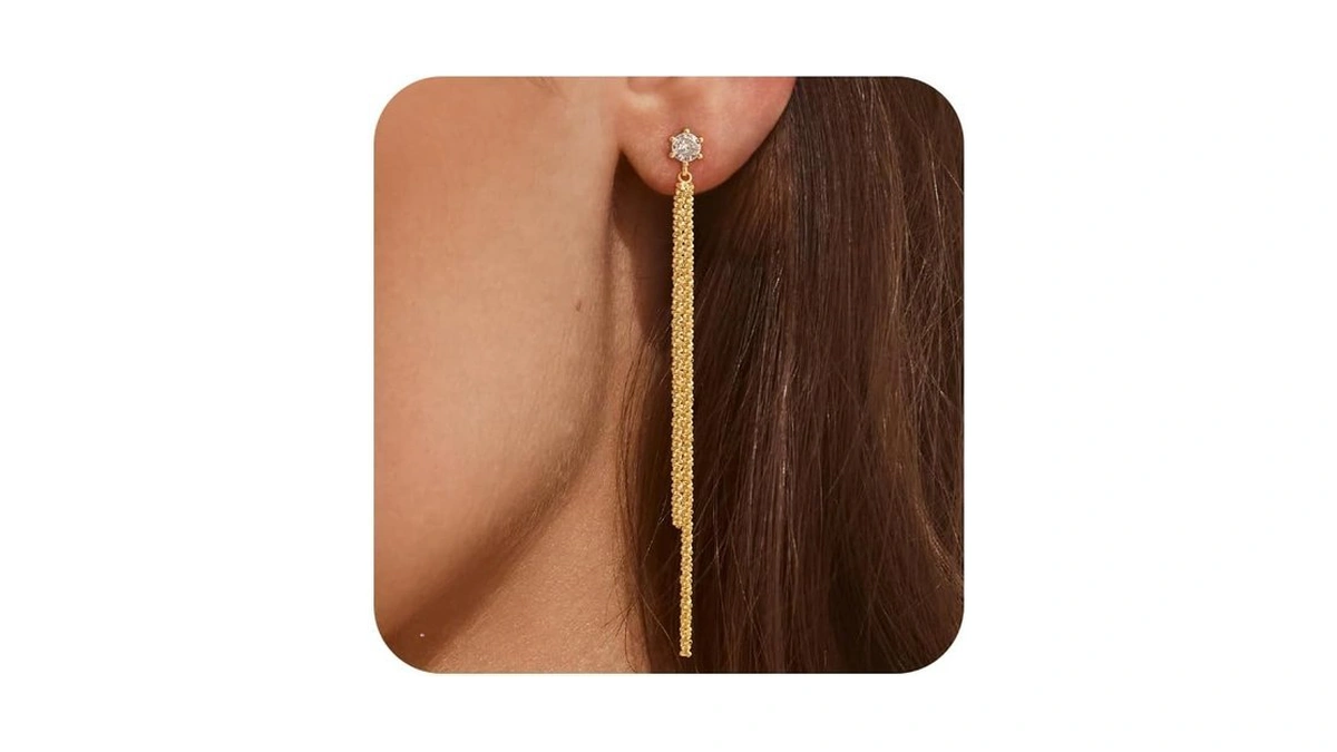 Moodear Gold Plated Dangle Earrings