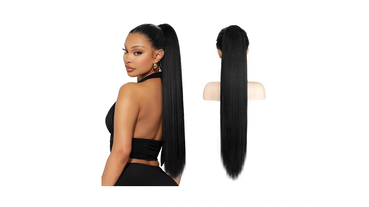 Hmd Ponytail Extension Long Straight Drawstring Ponytail For Women