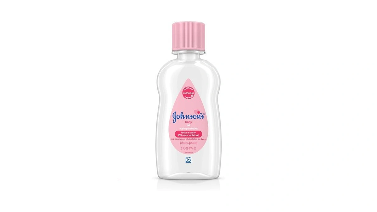 Johnson's Baby Oil, Pure Mineral Oil To Prevent Moisture Loss