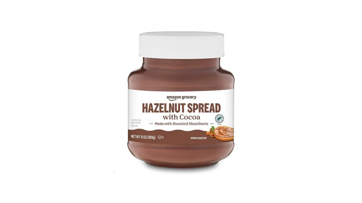Amazon Grocery, Hazelnut Spread With Cocoa, 13 Oz