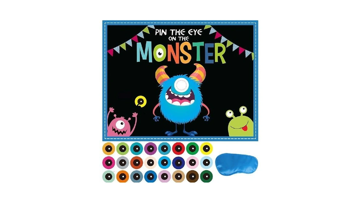 Halloween Games For Kids Pin The Eye On The Monster