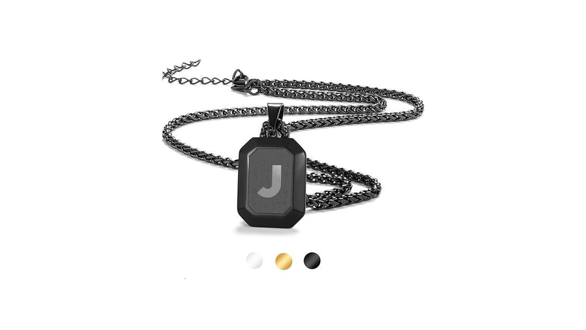 Bellino Fathers Day Gift - Initial X Necklace For Men,