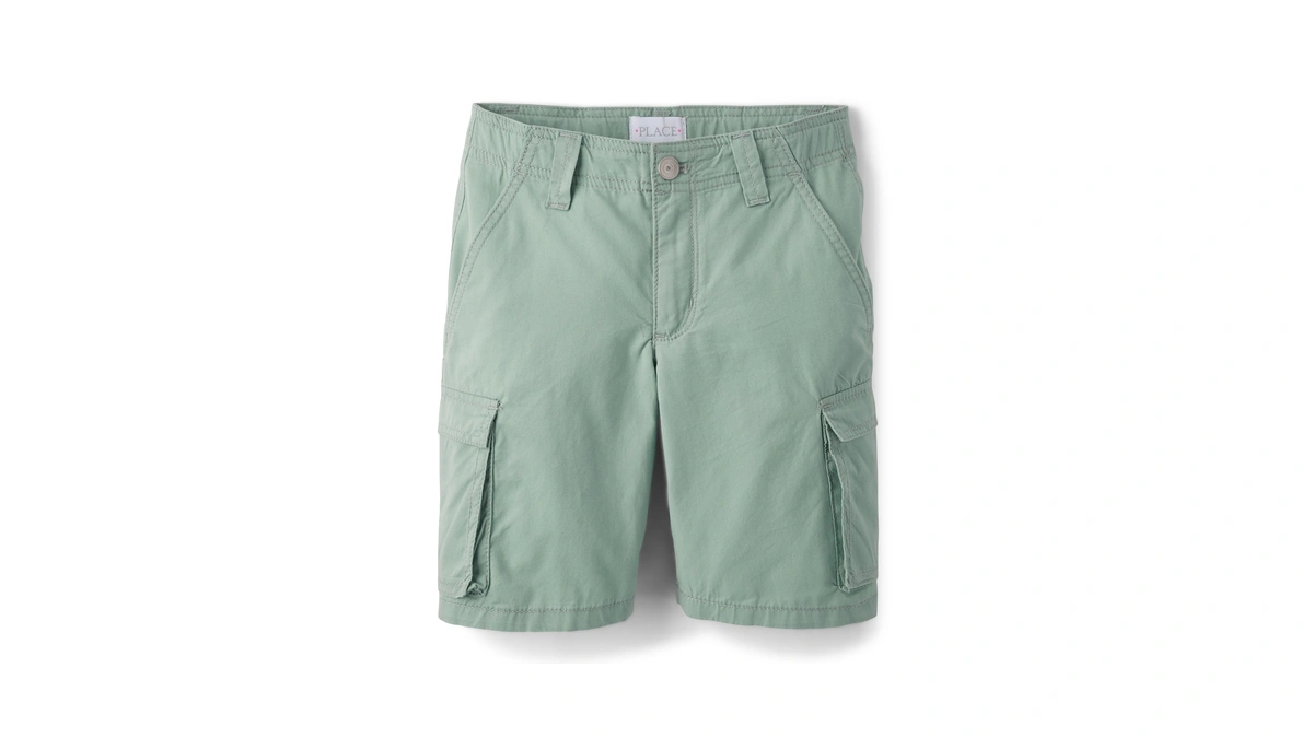 The Children's Place,girls,above Knee Cargo Shortsmint,10
