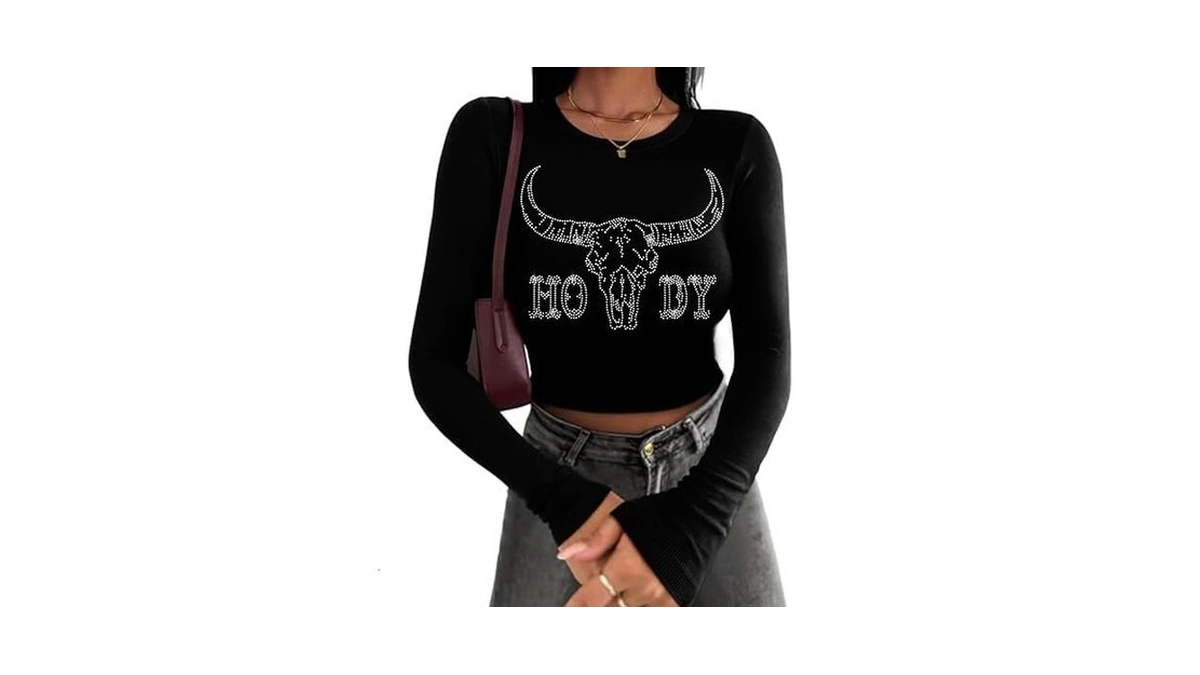 Cowgirl Outfits For Women Country Concert Tops Crop Tops Graphic