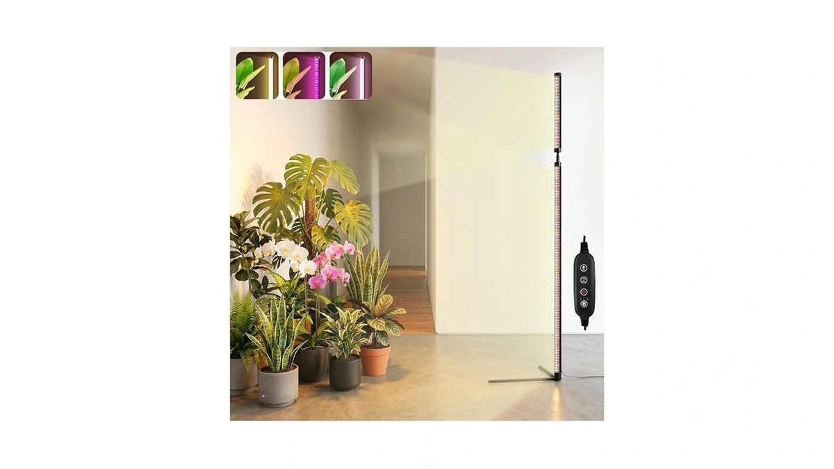 65" Vertical Grow Light With Auto Timer & 3 Modes,