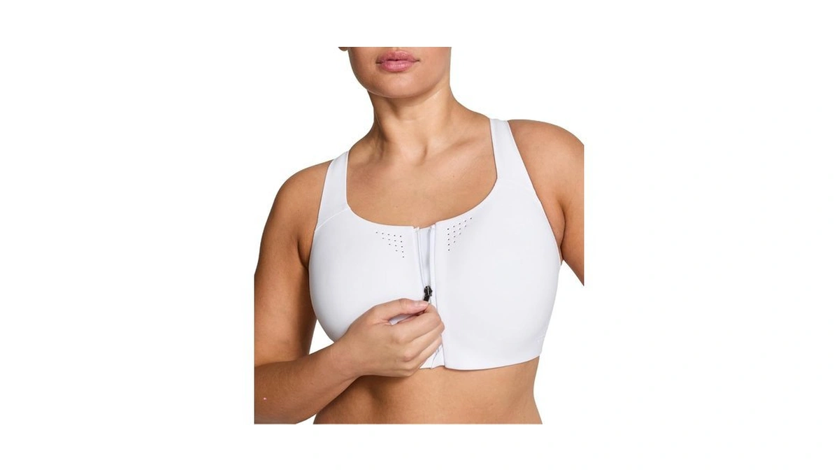 Victoria's Secret Women's Vsx Featherweight Max Front Close Sports Bra,