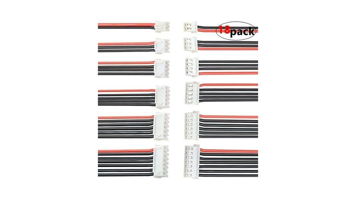 Wmycongcong 18 Pcs 1s 2s 3s 4s 5s 6s Battery