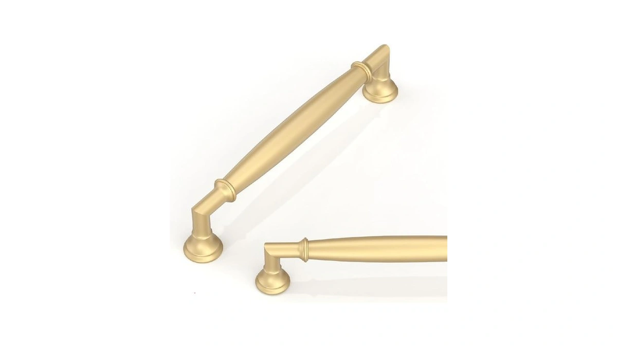 Talentedeco 10 Pack Brushed Gold Cabinet Pulls 5 Inch(128mm) Kitchen