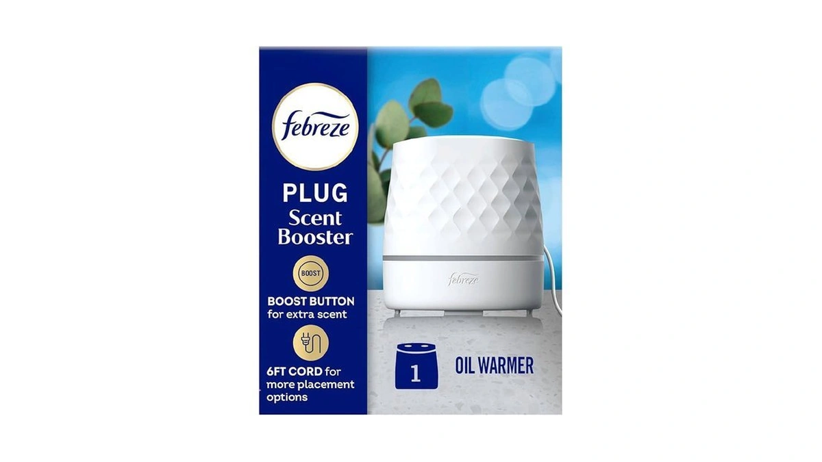 Febreze Plug Scent Booster In White, Continuous Scent Device Oil
