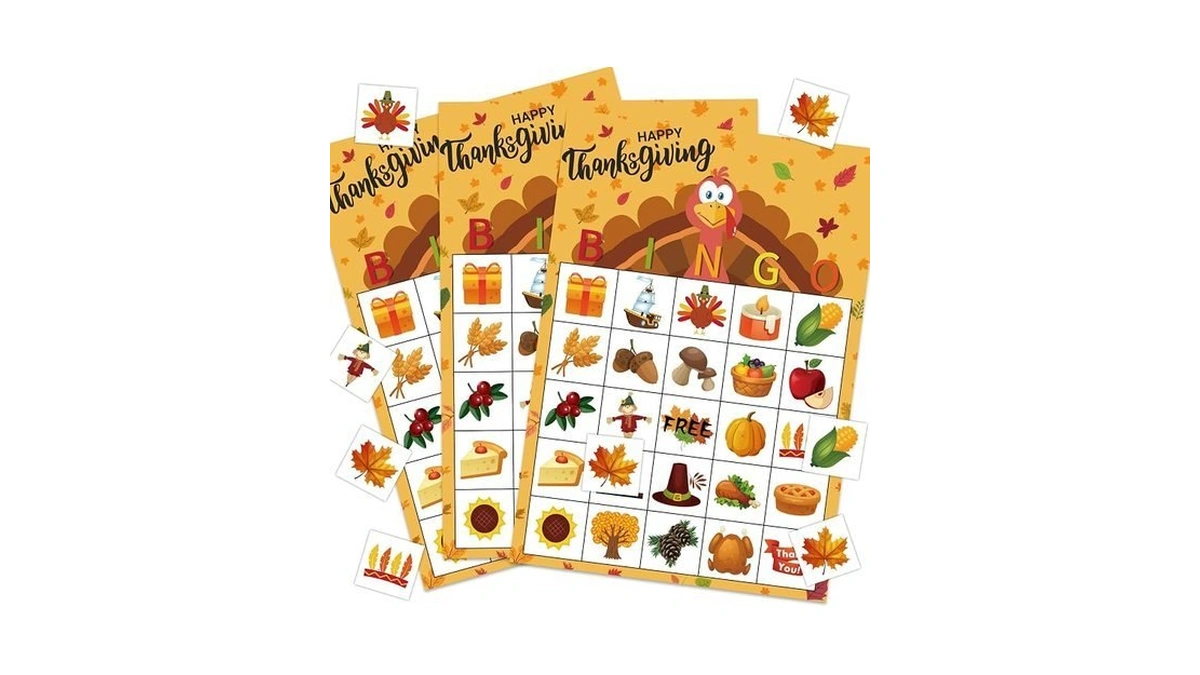 Thanksgiving Games Thanksgiving Bingo Game Kids Children Family Large Group
