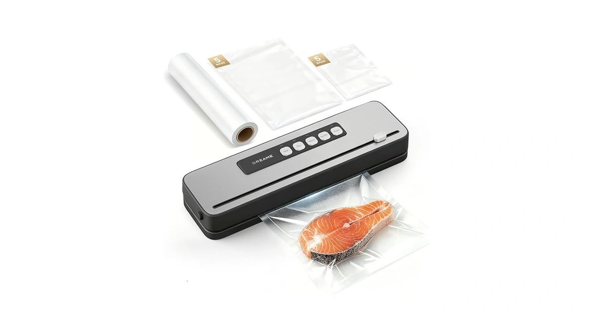 Dreame Vs20 Vacuum Sealer Machine For Food With 10 Reusable
