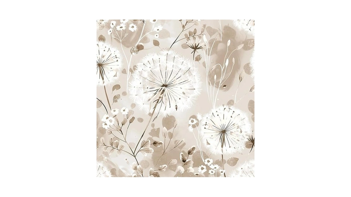Nukofal Floral Peel And Stick Wallpaper Dandelion Wallpaper Floral Contact