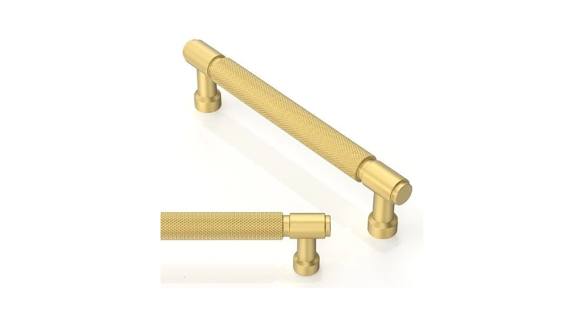Amazon coupon: Asimerdeco 10 Pack Brushed Gold Knurled