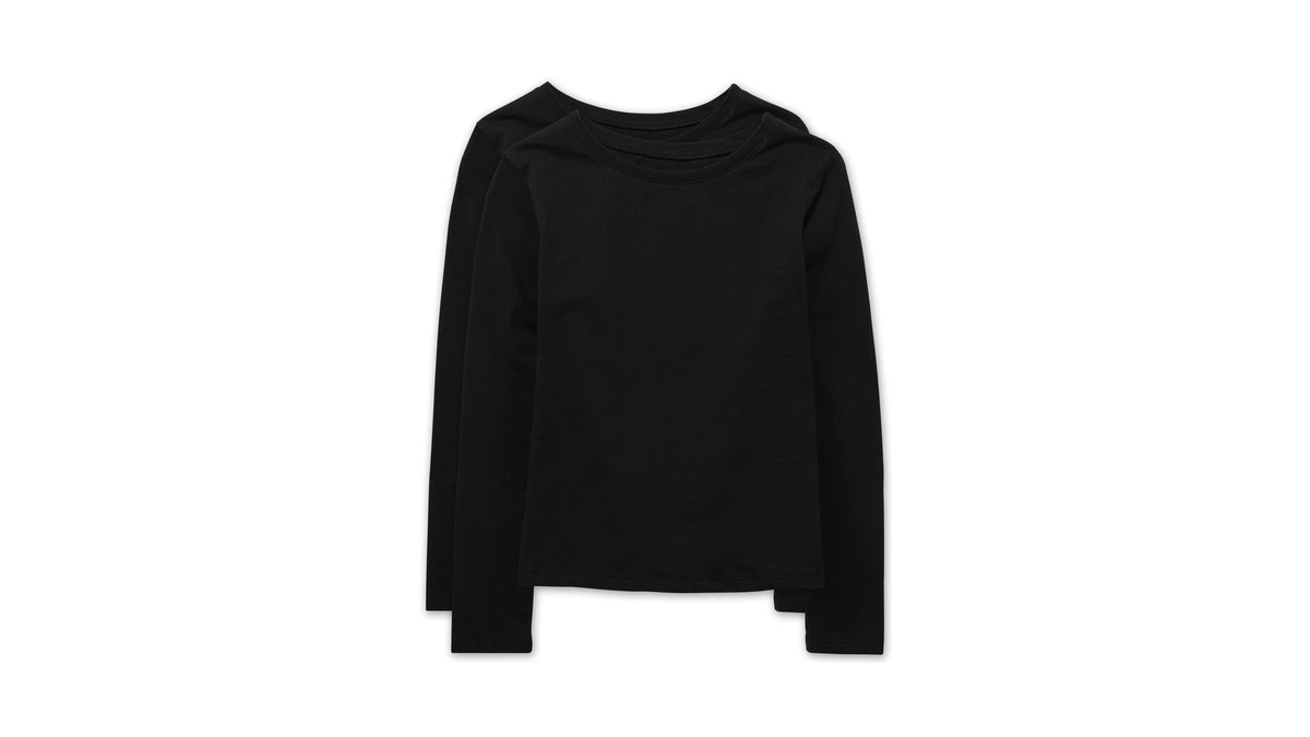 The Children Place Girls Long Sleeve Basic La...