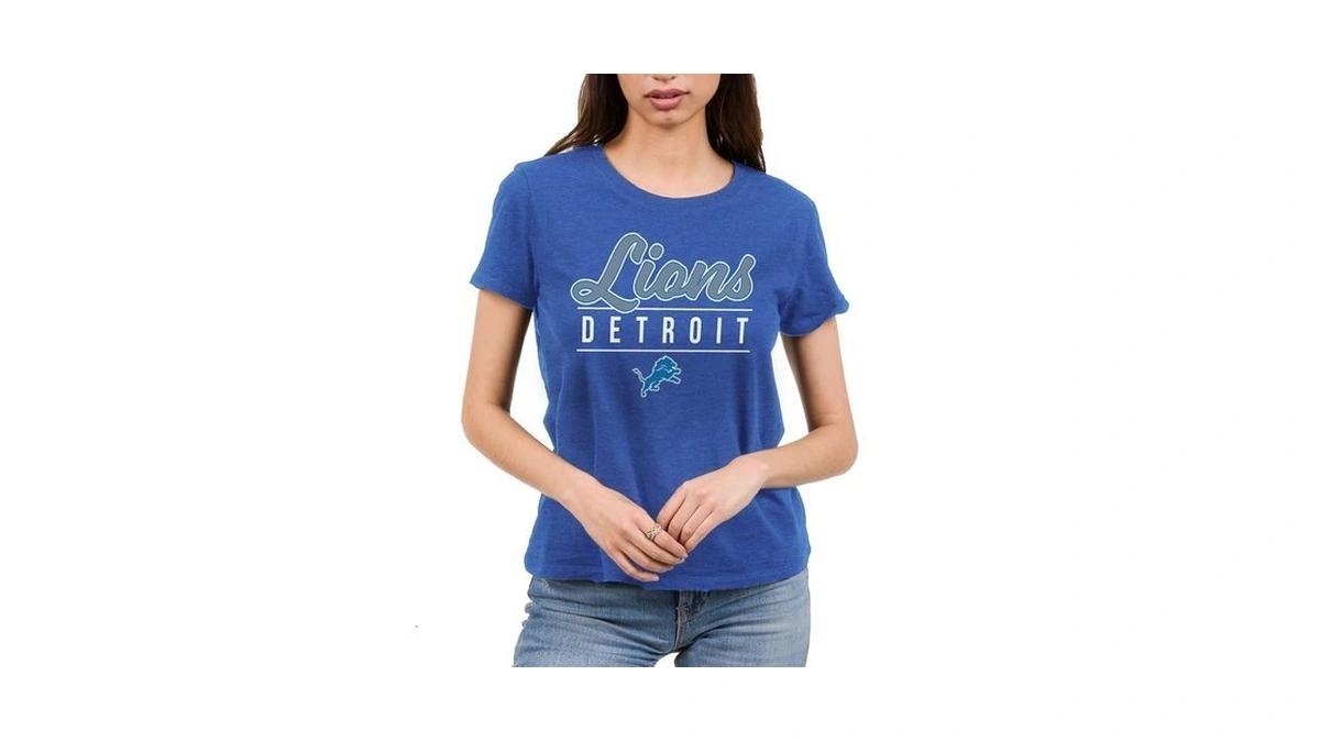Junk Food Nfl - Detroit Lions Fan Favorite Women's Ss