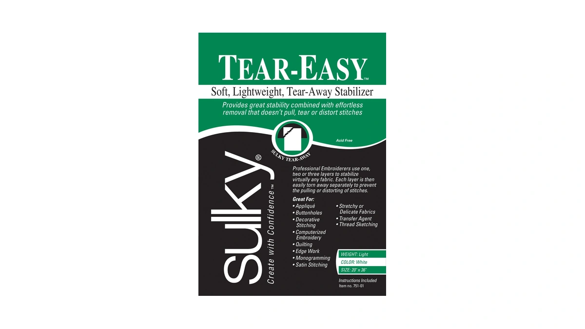 Amazon : Sulky Of America Tear Easy Tear-away Sta