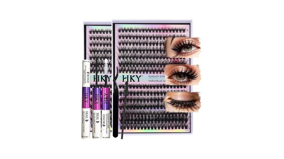 Hky Lash Clusters Kit 8-16mm 30d-40d Wispy Eyelash Clusters Lashes