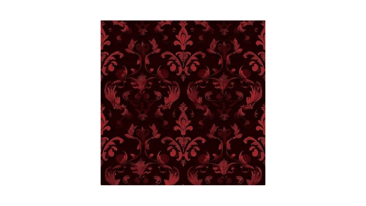Flfk Vintage Red Wallpaper Gothic Peel And Stick Wallpaper 16"