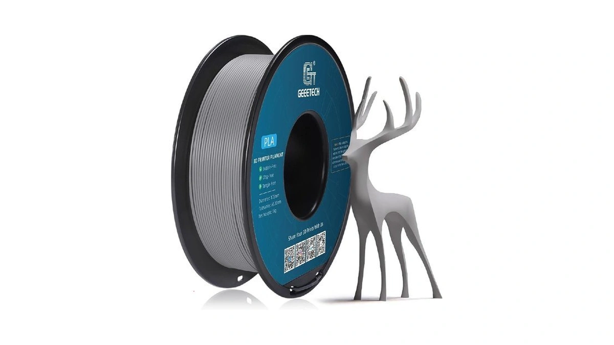 Amazon code: Geeetech Matte Pla Filament 1.75mm, Grey