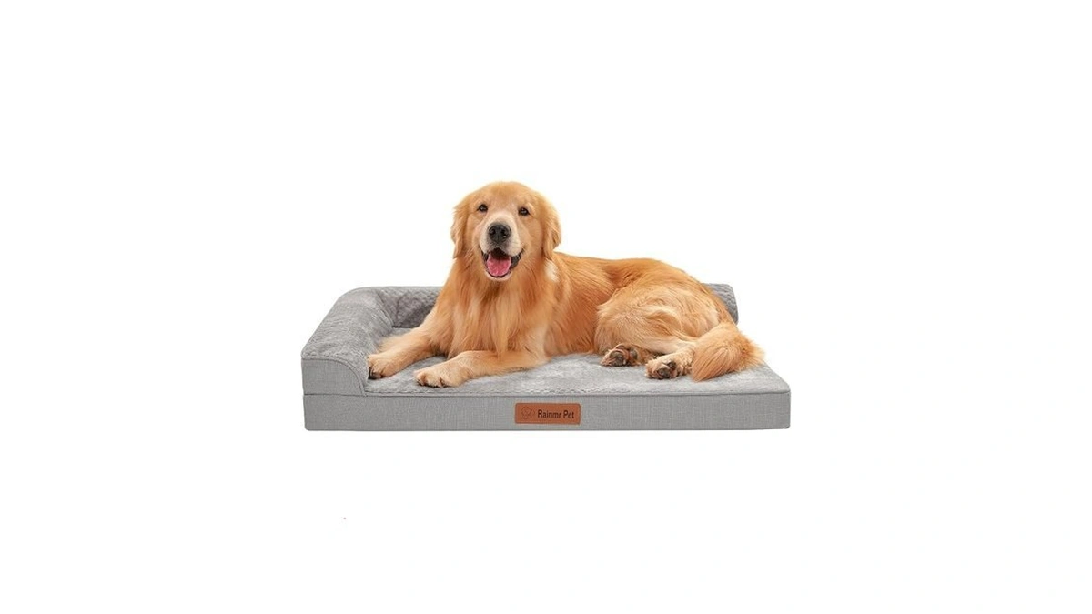 Rainmr Memory Foam Orthopedic Dog Bed, Washable Dog Couch With