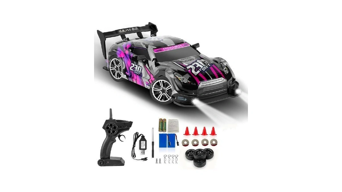Pankqq Rc Drift Car, 1:16 Scale Drifting Rc Cars 2.4ghz