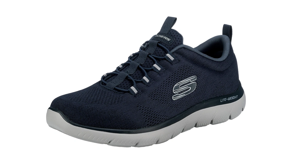 Skechers Mens Skechers Men's Summits Louvin Loafer, Navy, 9 Wide