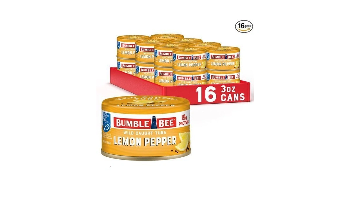 Bumble Bee Snackers Lemon Pepper Chunk Light Tuna, 3 Oz
